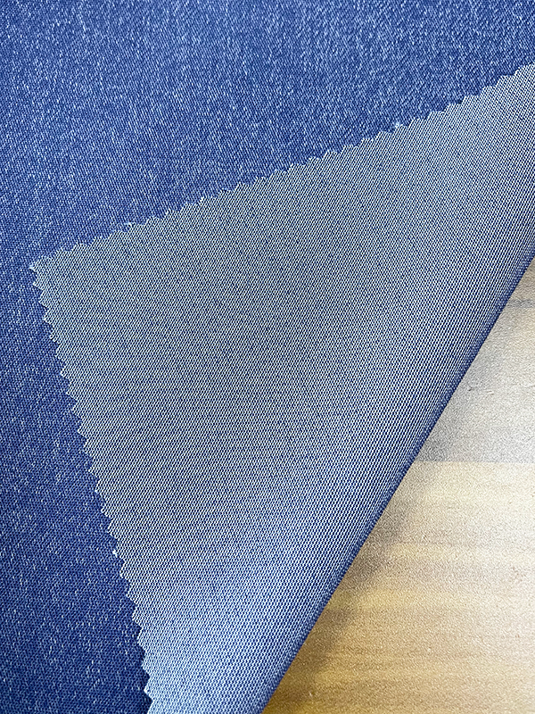 DOKUMA GİBİ KOT AH-47335 52%R+47%T+1%SP İyi elastikiyet, uzun süre muhafaza edilebilir, yüksek pamuk içeriği